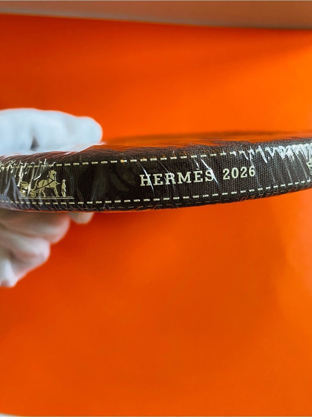 🛍️ Hermes FULL ROLL SEALED Special Edition 2026 Venture Beyond Brown Ribbon - Picture 3 of 9